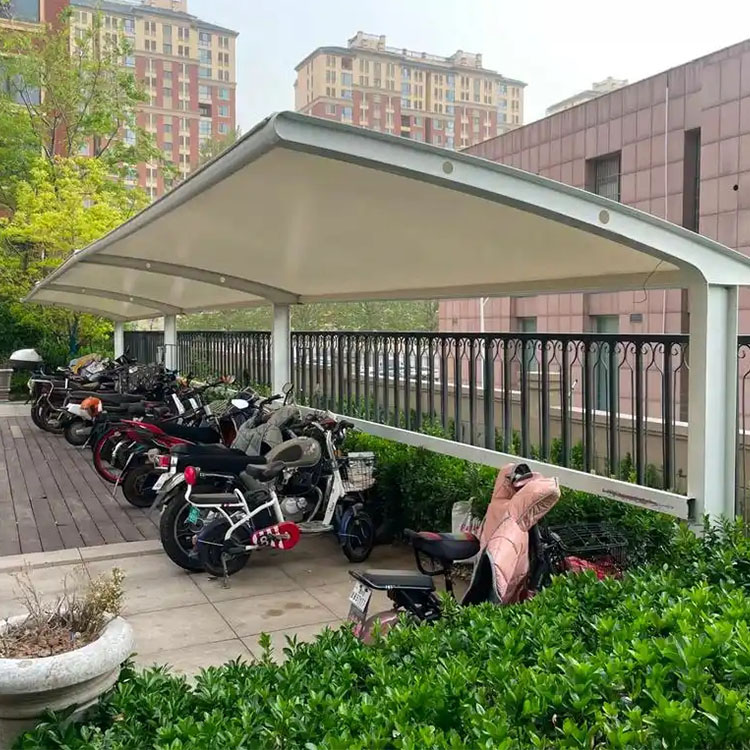 临江市膜结构电动车棚